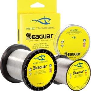 Seaguar InvizX Multi-Species Fishing Line for Casting, Live Bait, Freshwater, 100% Fluorocarbon, Clear, Multiple Sizes